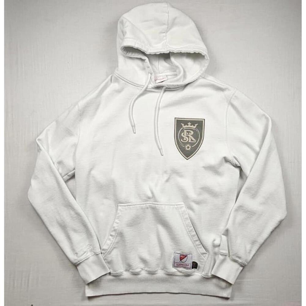 MITCHELL AND NESS MLS ROYAL SALT LAKE FC WHITE‎ JACKET LARGE